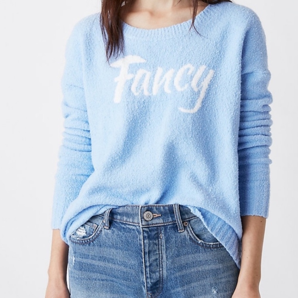 Light blue Express sweater